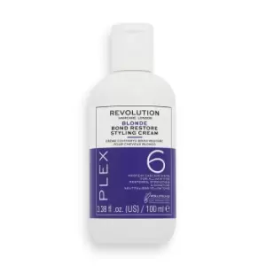 Image of Revolution Haircare Blonde Plex 6 Bond Restore Styling Cream 100ml