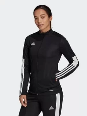Image of adidas Tiro Essentials Track Top, Black Size M Women