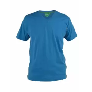 image of Duke Mens Signature-2 V-Neck T-Shirt (L) (Blue)