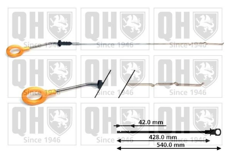 Image of QUINTON HAZELL Oil Dipstick QUINTON HAZELL QOD139