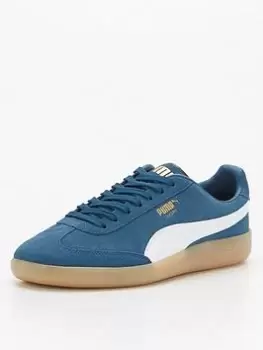 image of Puma Madrid Suede Core - Blue/White, Size 12, Men