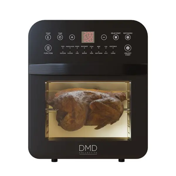 image of DMD Collective 12L Air Fryer Oven - Black One Size