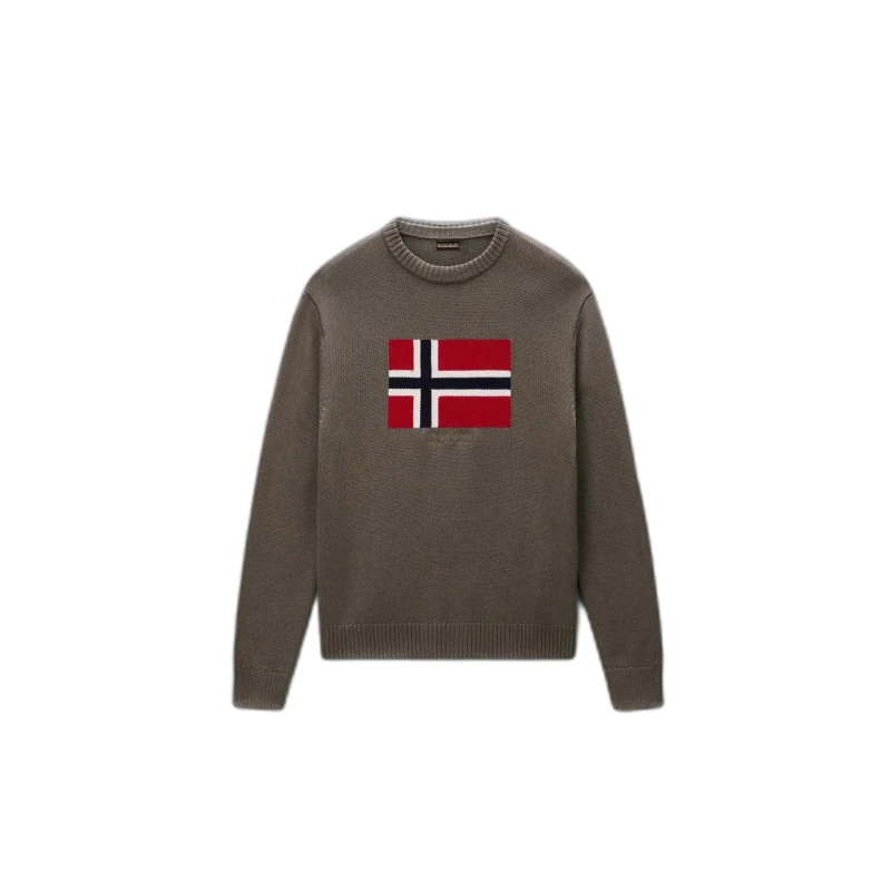 Image of Long sleeve T-Shirt Napapijri D-Mura C Vert Male S