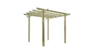 Image of Grange Fencing Traditional Patio Pergola With Posts