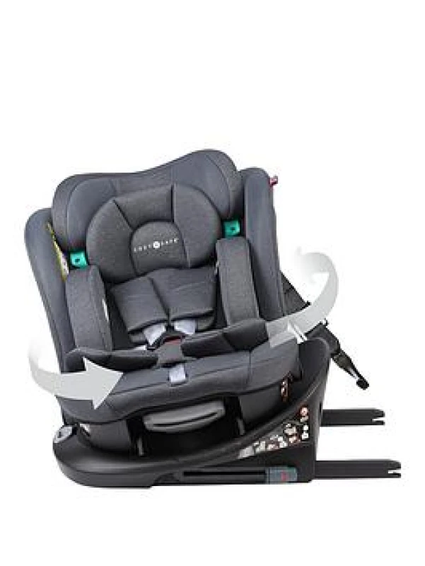 Image of Cozy N Safe Vesta 360° 40-150cm Child Car Seat - Slate, Grey EST318-1