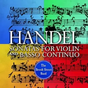 image of Handel Sonatas for Violin and Basso Continuo by George Frideric Handel CD Album