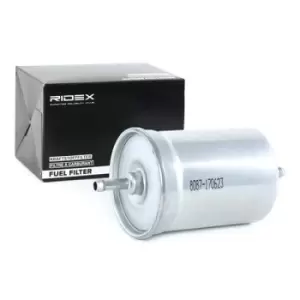 Image of RIDEX Fuel Filter VW,AUDI,MERCEDES-BENZ 9F0010 FS17,FS25,0060523432 119113206100,119113206101,119113206104,4442559,60523432,60800097,6126291,12682313
