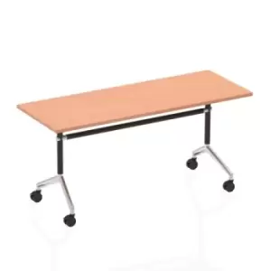 Image of Impulse 1600 Flip Top Rectangular Table Beech