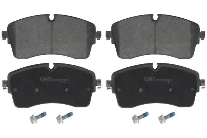 Image of SWAG 22 11 6263 Brake pad set Front Axle, prepared for wear warning indicator, with bolts/screws Brake Pad Set,disc brake (402)