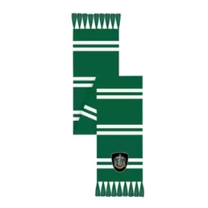 Image of Harry Potter Slytherin Winter Scarf (One Size) (Green/Silver)