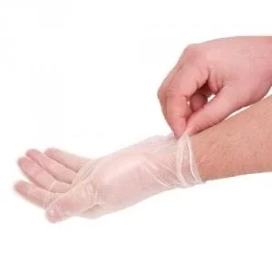 Image of Fenns Gloves Small Vinyl NS Clear Pack of 100 7002