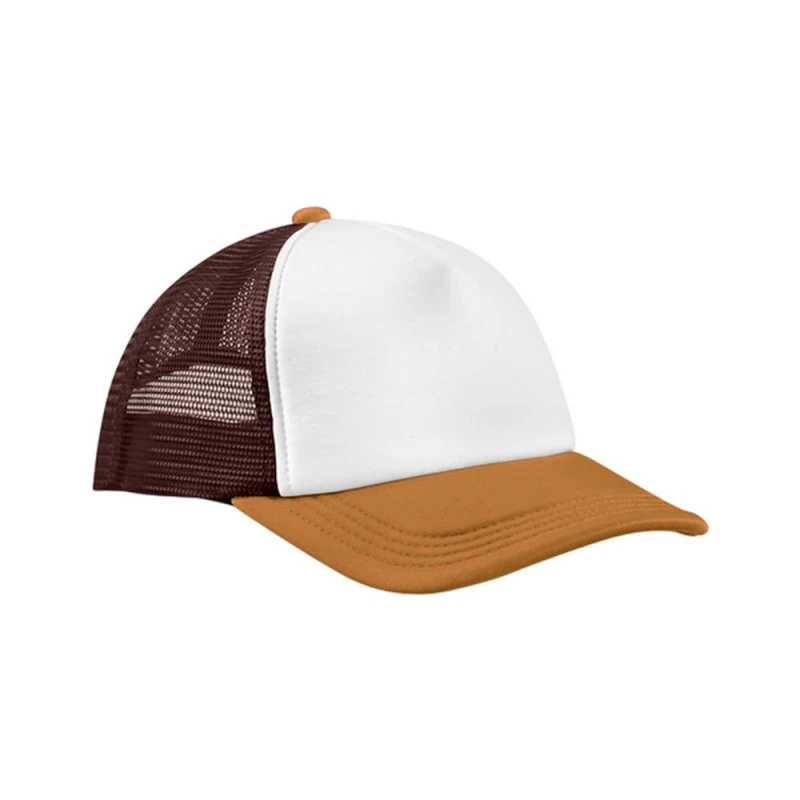 Image of Beechfield Mens 5 Panel Trucker Cap in Chocolate Chocolate Male One Size