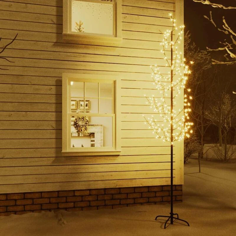Image of VIDAXL Cherry Blossom LED Tree Warm White 368 LEDs 300cm Vidaxl 8720287138686