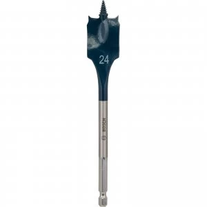 Image of Bosch Self Cut Speed Hex Shank Flat Drill Bit 24mm 150mm