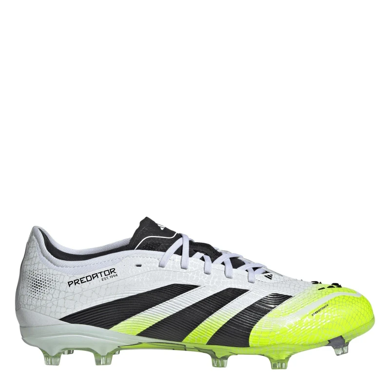 Image of adidas Predator Pro Firm Ground Football Boots White/Blk/Lemon male 9.5 (44)