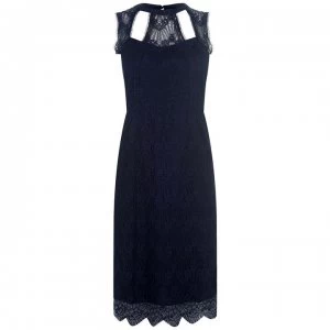 Image of Vila Vicalora Lace Dress - NAVY BLAZER