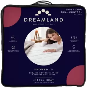 image of Dreamland Dual Control Mattress Protector-Super King