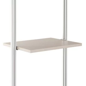 Image of Spacepro Relax Cream Linen effect Shelf kit (L)550mm (D)500mm