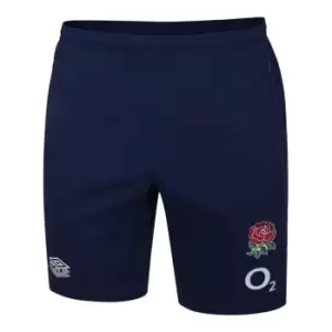 image of Umbro England Rugby Gym Shorts Mens - Blue