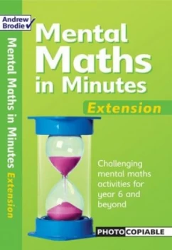 Image of Mental Maths in Minutes Extension by Andrew Brodie Paperback