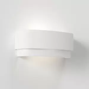 image of Astro Amat 320 Curved 2 Layered Wall Light Ceramic