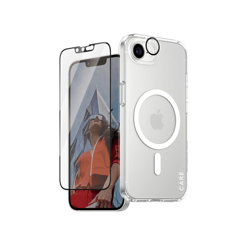 Image of PanzerGlass PanzerGlass CARE by Flagship 3-in-1 Bundle iPhone 16e CRNCHNUG29845