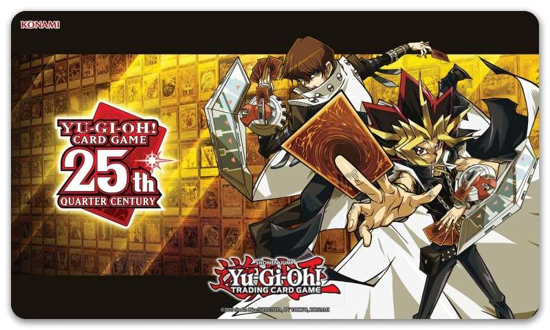 Image of Yu-Gi-Oh Yu-Gi-Oh Yugi Kaiba 25 Game Mat - White White One Size
