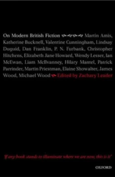 Image of On Modern British Fiction by Zachary Leader Book