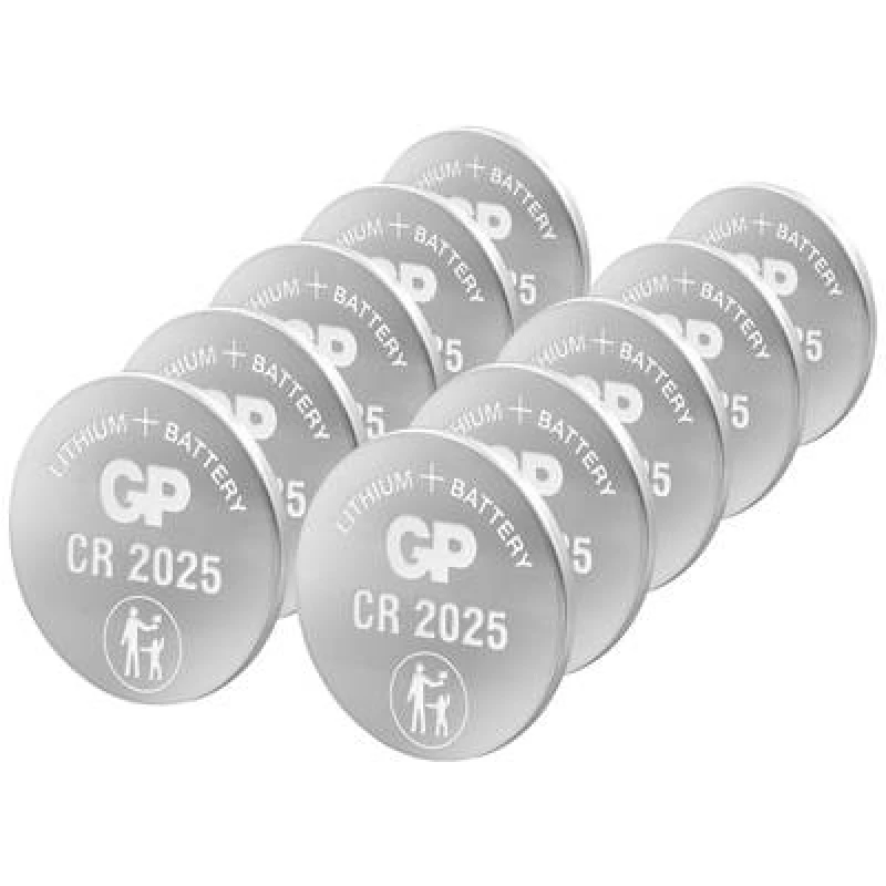 Image of GP Batteries GPCR2025-2CPU10 Knopfzelle CR 2025 Lithium 3 V 10 St....