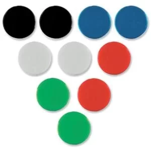 Image of Nobo Whiteboard Magnets 30mm Red Pack of 4