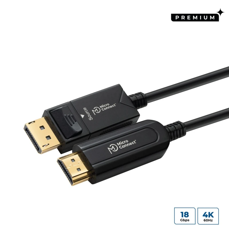 Image of Microconnect DP-HDMI-1500V1.4OP video cable adapter 15 m DisplayPort B