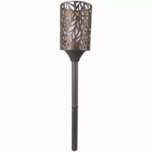 Image of Luxform Battery Deco Torch Cylinder 28197 Charcoal Grey