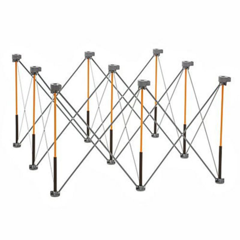 Image of Bora Centipede Portable Work Stand, Includes 4 X-Cups, 4 Quick Clamps, Carry Bag, Work Support Sawhorse, 4X4ft, 30" Work Height