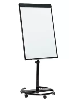 Image of Ultramate Magnetic Round Base Flip Chart Easel - Black
