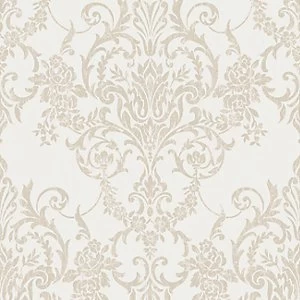 Superfresco Easy Victorian Damask Gold Decorative Wallpaper - 10m