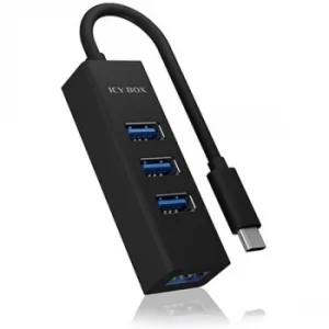 Image of IcyBox 4 Port USB 3.0 Type-C Hub