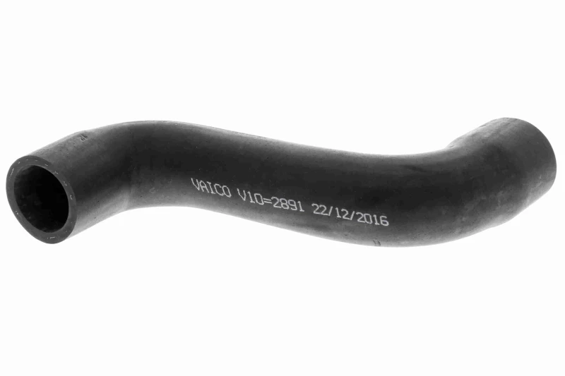 Image of VAICO V10-2891 Turbocharger Hose Rubber with fabric lining, Q+, original equipment manufacturer quality Rubber with fabric lining Charger Intake Hose