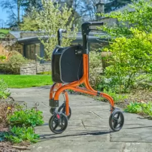 image of NRS Healthcare Freestyle 3 Wheel Rollator - Orange