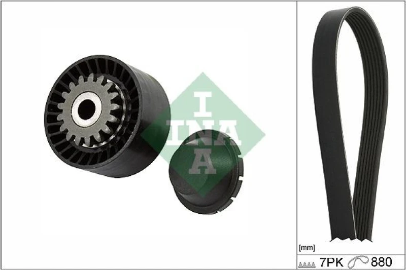 Image of V-Ribbed Belt Set INA 529 0318 10