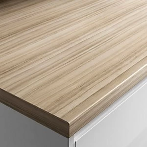 image of Wickes Wood Effect Laminate Worktop Coco Bolo 3000 x 600 x 38mm