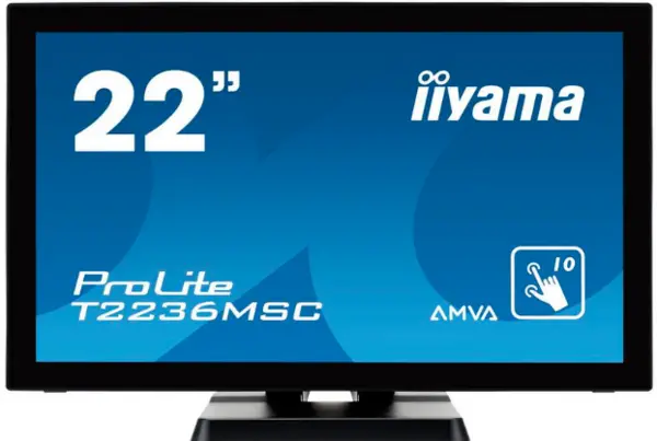 iiyama ProLite 21.5" T2236MSC-B2 Full HD LED Touch Screen Monitor