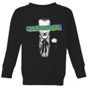 image of Batman Joker The Greatest Stories Kids Sweatshirt - Black - 11-12 Years