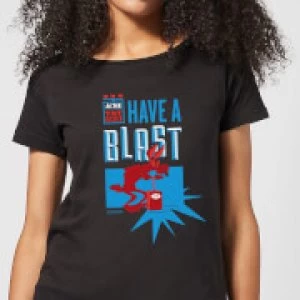 Image of Looney Tunes ACME Have A Blast Womens T-Shirt - Black
