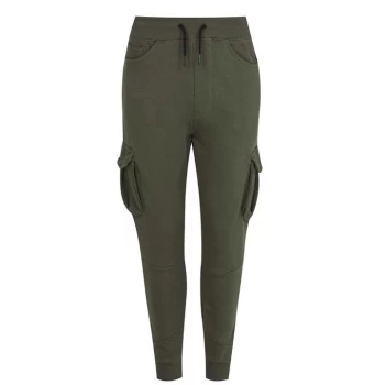 image of Golddigga Cargo Jogging Pants Ladies - Khaki