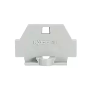 Wago 261-361 End Plate, Grey, Pk10