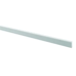 image of Wickes PVCu White Cloaking Profile 95 x 2500mm