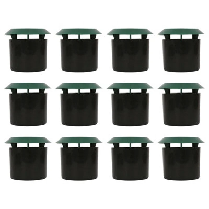 Image of Harbour Housewares 12X Slug & Snail Trap - 11.5Cm X 10Cm - Friendly Pet Safe Outdoor Garden Bait Slugs Snails Nematodes Catcher