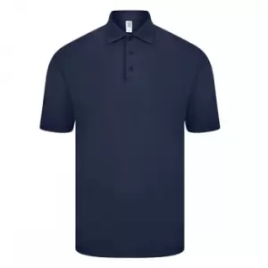 Image of Casual Classics Mens Original Tech Pique Polo Shirt (L) (Navy)