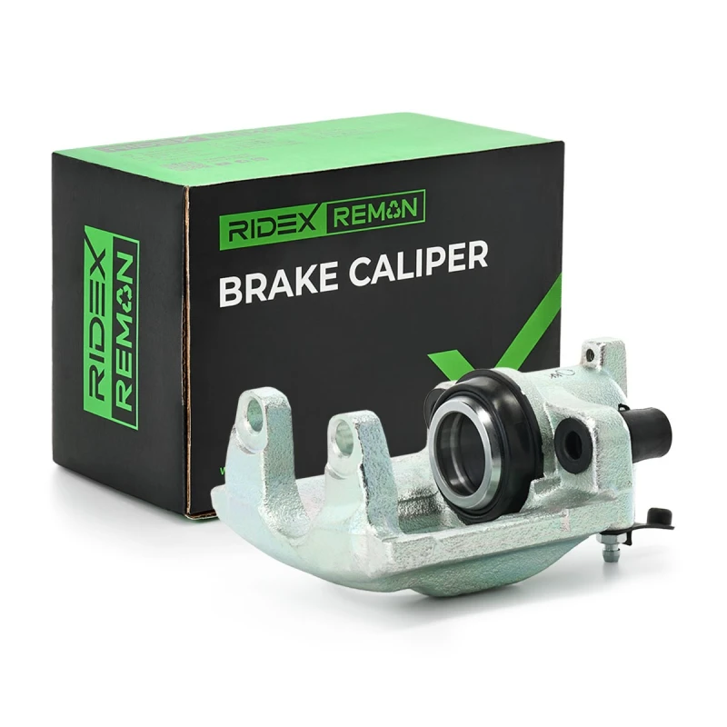 Image of RIDEX REMAN 78B2611R Brake caliper Rear Axle Right Grey Cast Iron Brake Caliper (78)