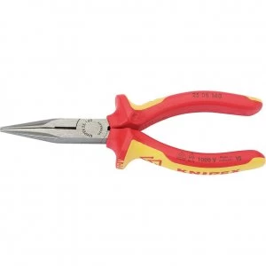 Image of Knipex Insulated Long Nose Pliers 160mm